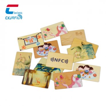 現貨庫存櫻桃木NFC卡，NTAG 213芯片，85.5*54mm尺寸，無(wú)印刷logo