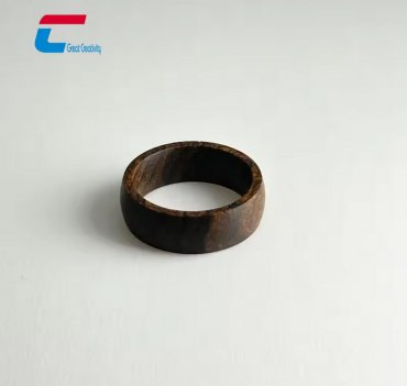 nfc多功能智能戒指流行木質(zhì)ntag 424 nfc戒指 NFC木質(zhì)戒指